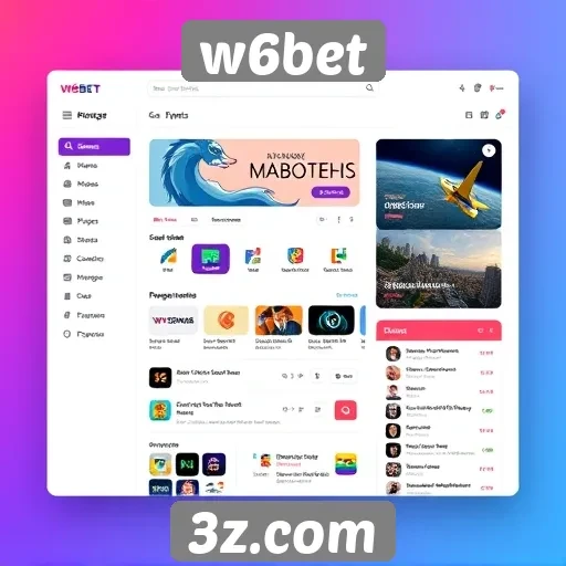 w6bet apresenta nova interface para usuários